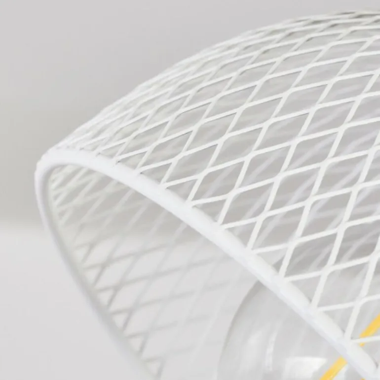 Plafonnier Orny Écru, Blanc, 4 lumières