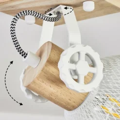 Plafonnier Orny Écru, Blanc, 1 lumière