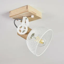 Plafonnier Orny Écru, Blanc, 1 lumière