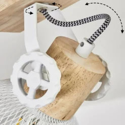 Plafonnier Orny Écru, Blanc, 3 lumières