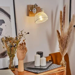 Plafonnier Orny Écru, Blanc, 1 lumière