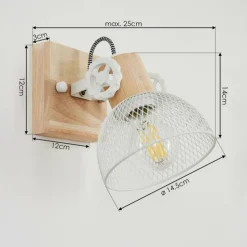 Plafonnier Orny Écru, Blanc, 1 lumière