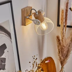 Plafonnier Orny Écru, Blanc, 1 lumière