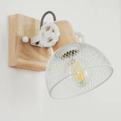 Plafonnier Orny Écru, Blanc, 1 lumière