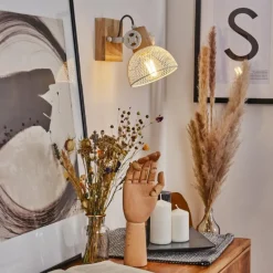 Plafonnier Orny Écru, Blanc, 1 lumière