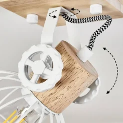 Plafonnier Orny Écru, Blanc, 1 lumière