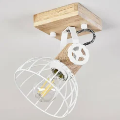 Plafonnier Orny Écru, Blanc, 1 lumière