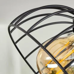 Plafonnier Orny Écru, Noir, 1 lumière