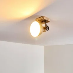 Plafonnier Orny Gris, 1 lumière