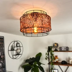 Plafonnier Otta Noir, 1 lumière