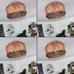 Plafonnier Otta Noir, 1 lumière