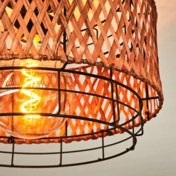 Plafonnier Otta Noir, 1 lumière