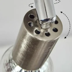 Plafonnier Oula LED Nickel mat, 3 lumières