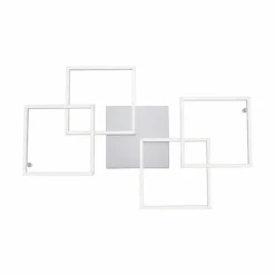 Plafonnier Paul Neuhaus INIGO LED Acier inoxydable, 4 lumières