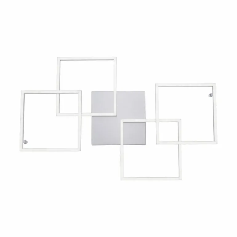 Plafonnier Paul Neuhaus INIGO LED Acier inoxydable, 4 lumières