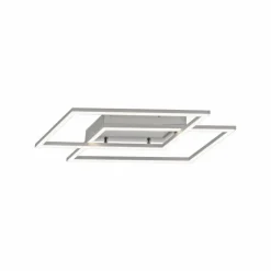Plafonnier Paul Neuhaus INIGO LED Acier inoxydable, 2 lumières