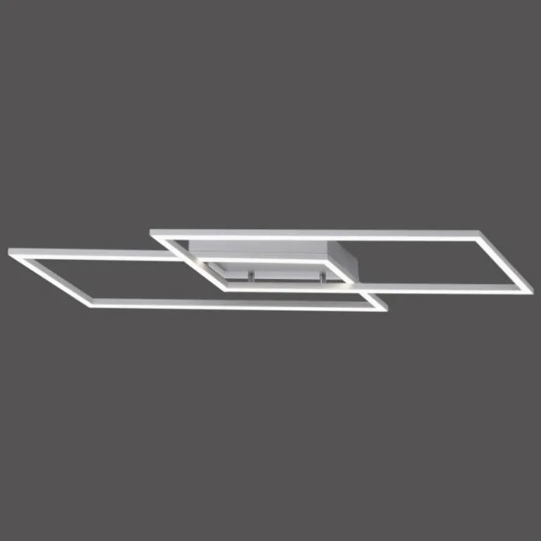 Plafonnier Paul Neuhaus INIGO LED Acier inoxydable, 2 lumières