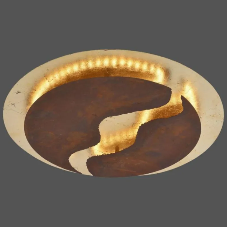 Plafonnier Paul Neuhaus NEVIS LED Rouille, 1 lumière