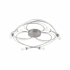 Plafonnier Paul Neuhaus NELIA LED Acier inoxydable, 6 lumières