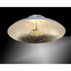 Plafonnier Paul Neuhaus PLATE LED Or, 1 lumière