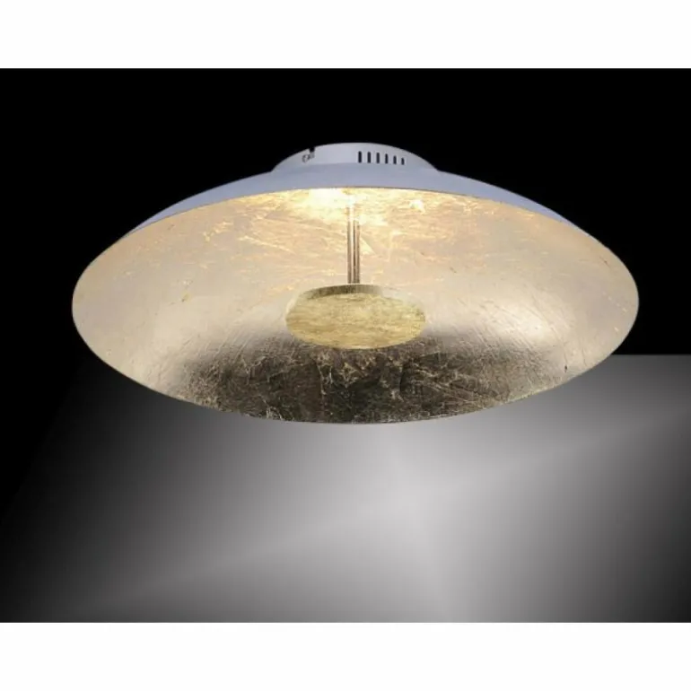 Plafonnier Paul Neuhaus PLATE LED Or, 1 lumière