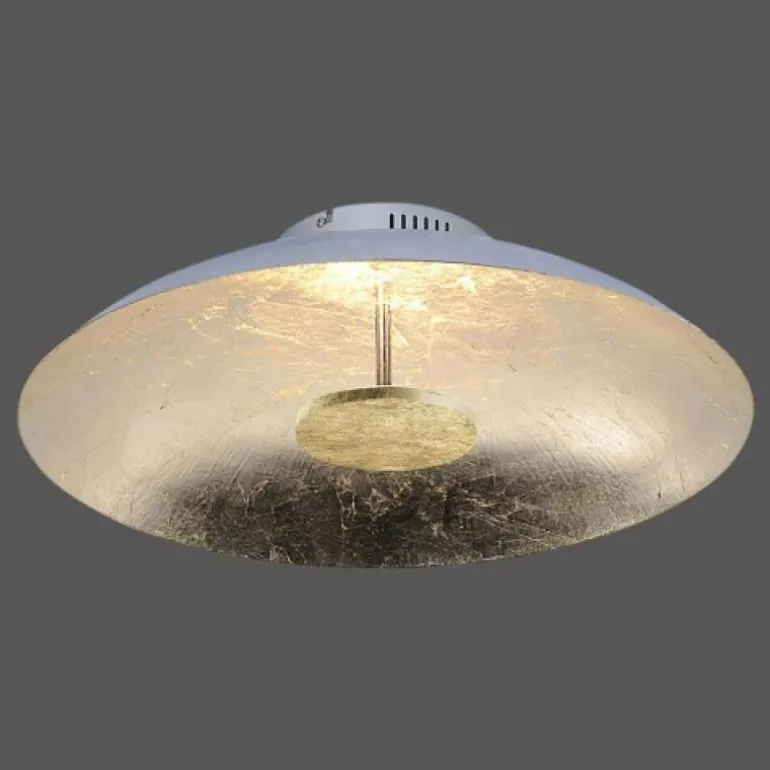 Plafonnier Paul Neuhaus PLATE LED Or, 1 lumière
