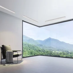 Plafonnier Paul Neuhaus PURE-LINES LED Aluminium, 1 lumière, Télécommandes