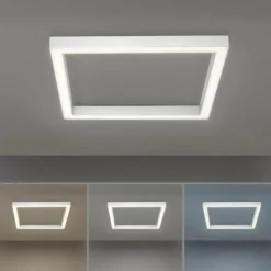 Plafonnier Paul Neuhaus PURE-LINES LED Aluminium, 1 lumière, Télécommandes