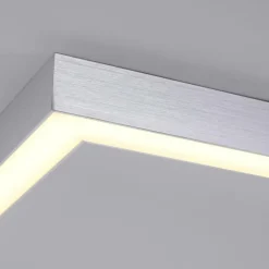 Plafonnier Paul Neuhaus PURE-LINES LED Aluminium, 1 lumière, Télécommandes