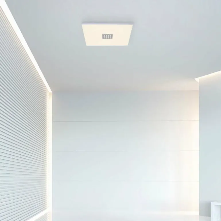 Plafonnier Paul Neuhaus PURE-NEO LED Aluminium, 5 lumières, Télécommandes
