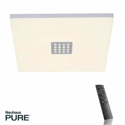 Plafonnier Paul Neuhaus PURE-NEO LED Aluminium, 5 lumières, Télécommandes