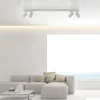 Plafonnier Paul Neuhaus PURE-LINES LED Aluminium, 1 lumière, Télécommandes