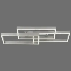 Plafonnier Paul Neuhaus PAAN LED Acier brossé, 1 lumière, Télécommandes