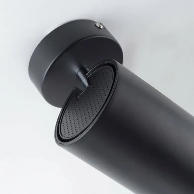 Plafonnier Paul Neuhaus PURE-TECHNIK LED Noir, 1 lumière