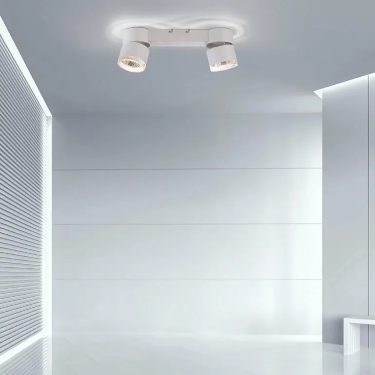 Plafonnier Paul Neuhaus PURE-NOLA LED Blanc, 2 lumières