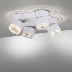 Plafonnier Paul Neuhaus PURE-NOLA LED Blanc, 4 lumières