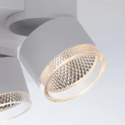 Plafonnier Paul Neuhaus PURE-NOLA LED Blanc, 4 lumières