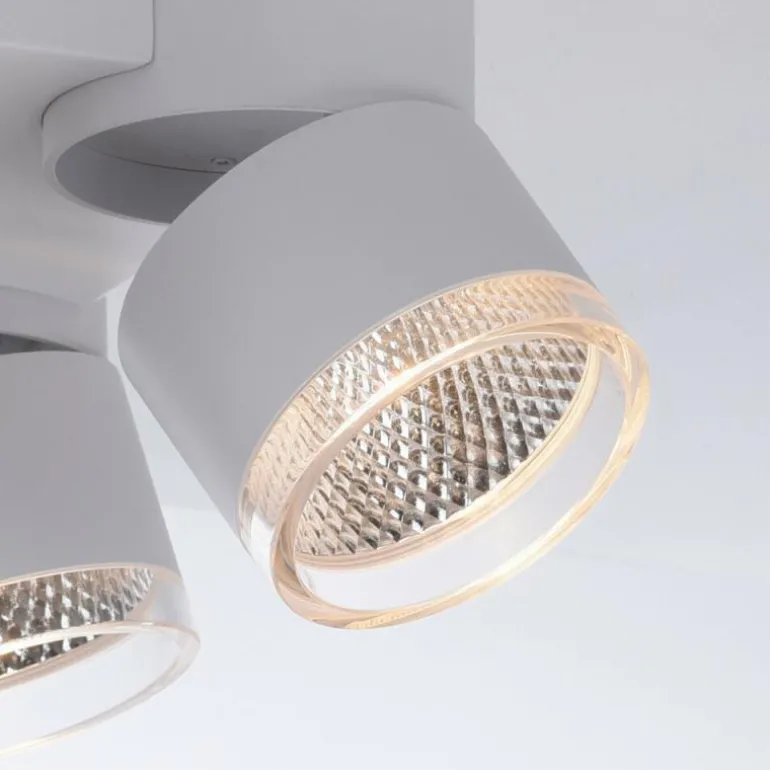 Plafonnier Paul Neuhaus PURE-NOLA LED Blanc, 4 lumières