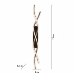 Plafonnier Paul Neuhaus POLINA LED Noir, 1 lumière