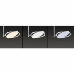 Plafonnier Paul Neuhaus Q-Orbit LED Aluminium, 1 lumière, Télécommandes