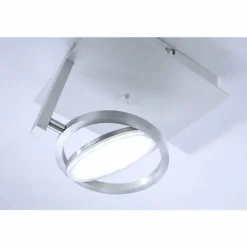 Plafonnier Paul Neuhaus Q-Orbit LED Aluminium, 1 lumière, Télécommandes