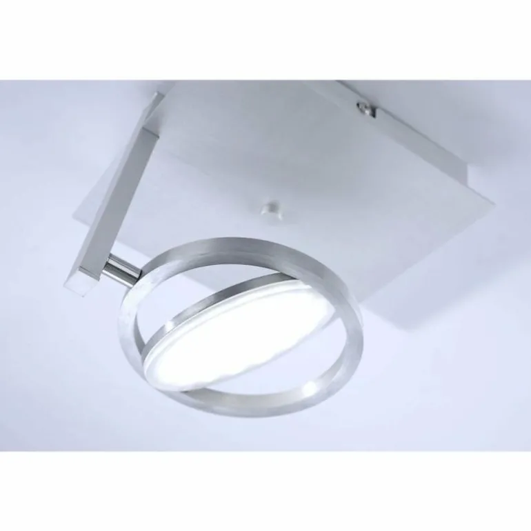 Plafonnier Paul Neuhaus Q-Orbit LED Aluminium, 1 lumière, Télécommandes