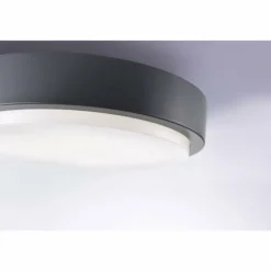 Plafonnier Paul Neuhaus Q-LENNY LED Anthracite, 1 lumière, Télécommandes, Changeur de couleurs