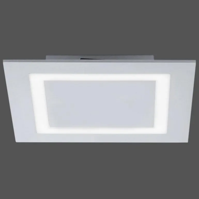 Plafonnier Paul Neuhaus Q-MIRAN LED Aluminium, 1 lumière, Télécommandes, Changeur de couleurs