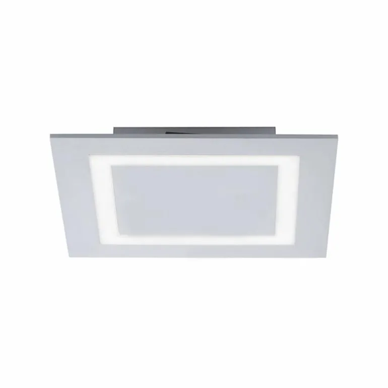 Plafonnier Paul Neuhaus Q-MIRAN LED Aluminium, 1 lumière, Télécommandes, Changeur de couleurs