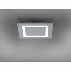 Plafonnier Paul Neuhaus Q-MIRAN LED Aluminium, 1 lumière, Télécommandes, Changeur de couleurs