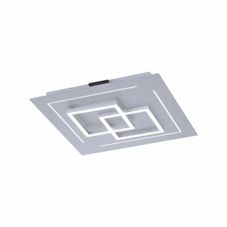 Plafonnier Paul Neuhaus Q-LINEA LED Aluminium, 1 lumière, Télécommandes, Changeur de couleurs