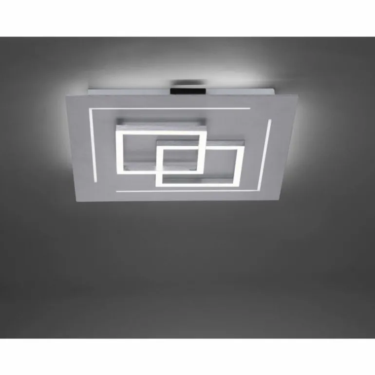 Plafonnier Paul Neuhaus Q-LINEA LED Aluminium, 1 lumière, Télécommandes, Changeur de couleurs