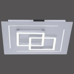 Plafonnier Paul Neuhaus Q-LINEA LED Aluminium, 1 lumière, Télécommandes, Changeur de couleurs