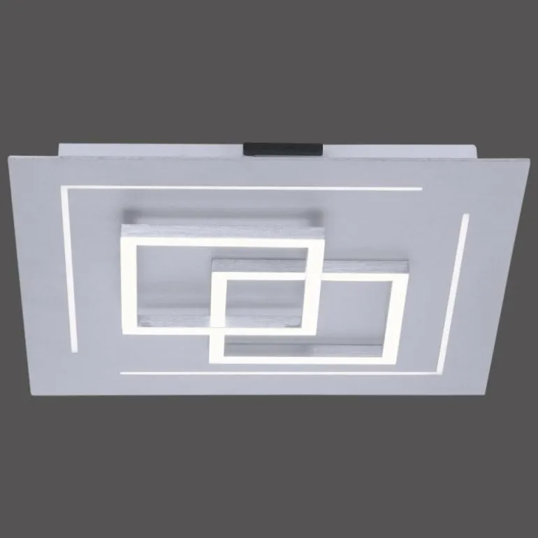 Plafonnier Paul Neuhaus Q-LINEA LED Aluminium, 1 lumière, Télécommandes, Changeur de couleurs